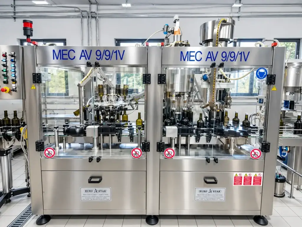 Monoblocco MEC AV 9/9/1V installato al Frantoio Bonamini