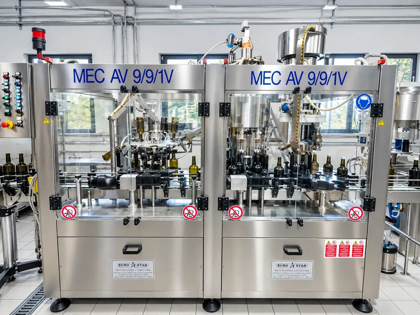 Monoblocco MEC AV 9/9/1V installato al Frantoio Bonamini