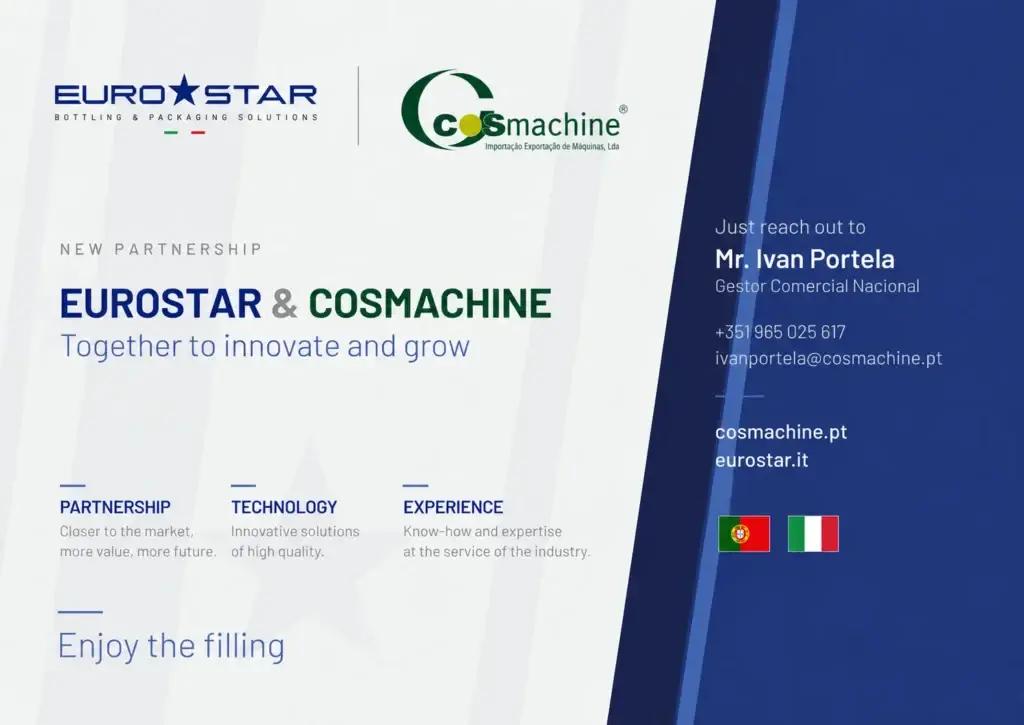 Eurostar e Cosmachine, nuova partnership